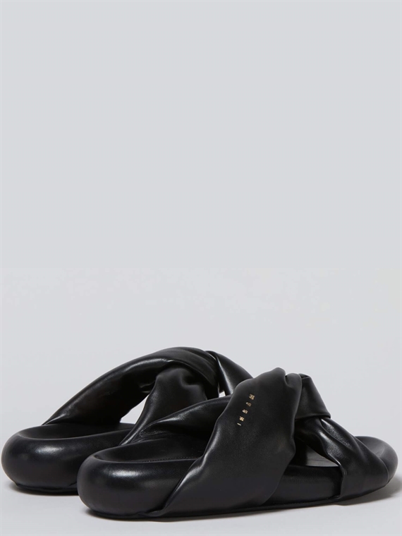 Marni Tie Sandal, Sort